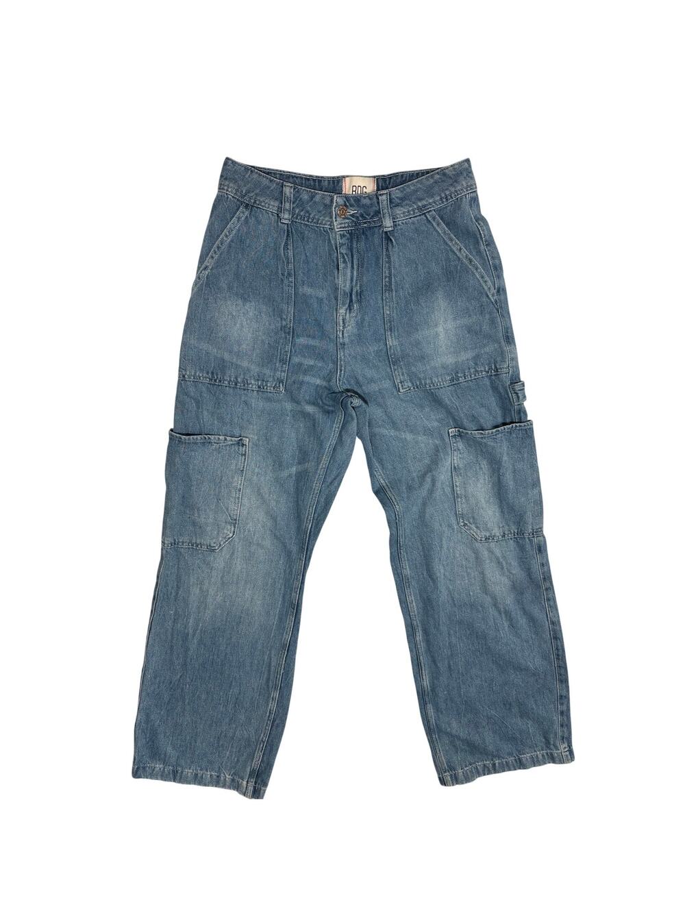 BDG Urban Outfitters Women's 28 A-Wide Baggy Jeans Denim Stretch Barrel Leg Y2K